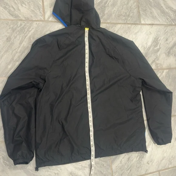 New Balance Mens Black & Blue Windbreaker Full Zip Jacket Size XL - Picture 4 of 8